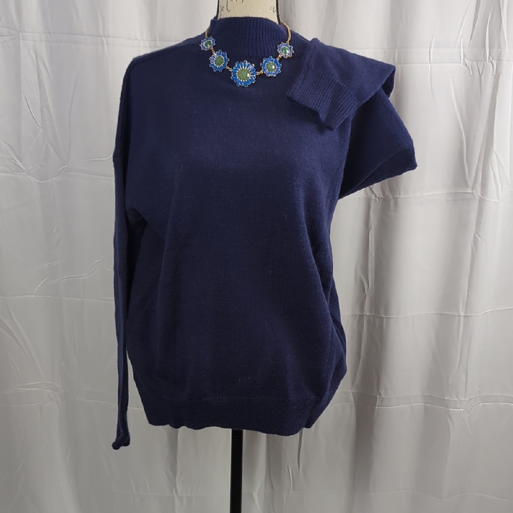 SHEIN Deep Blue  Sweater And teal